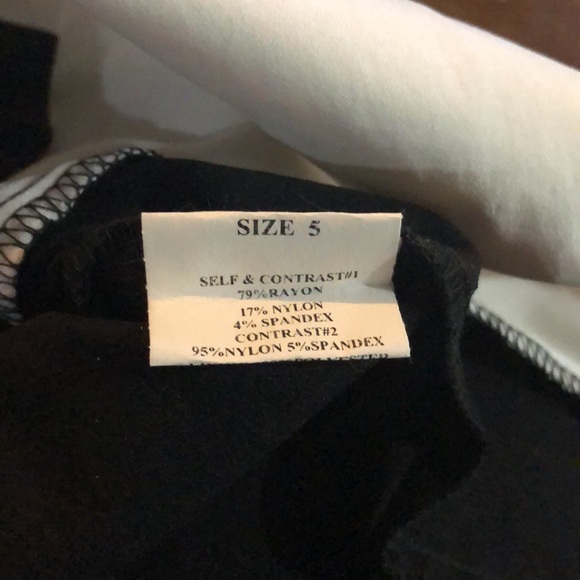 Black and White Tight Strapless Cocktail Dress - Picture 10 of 10